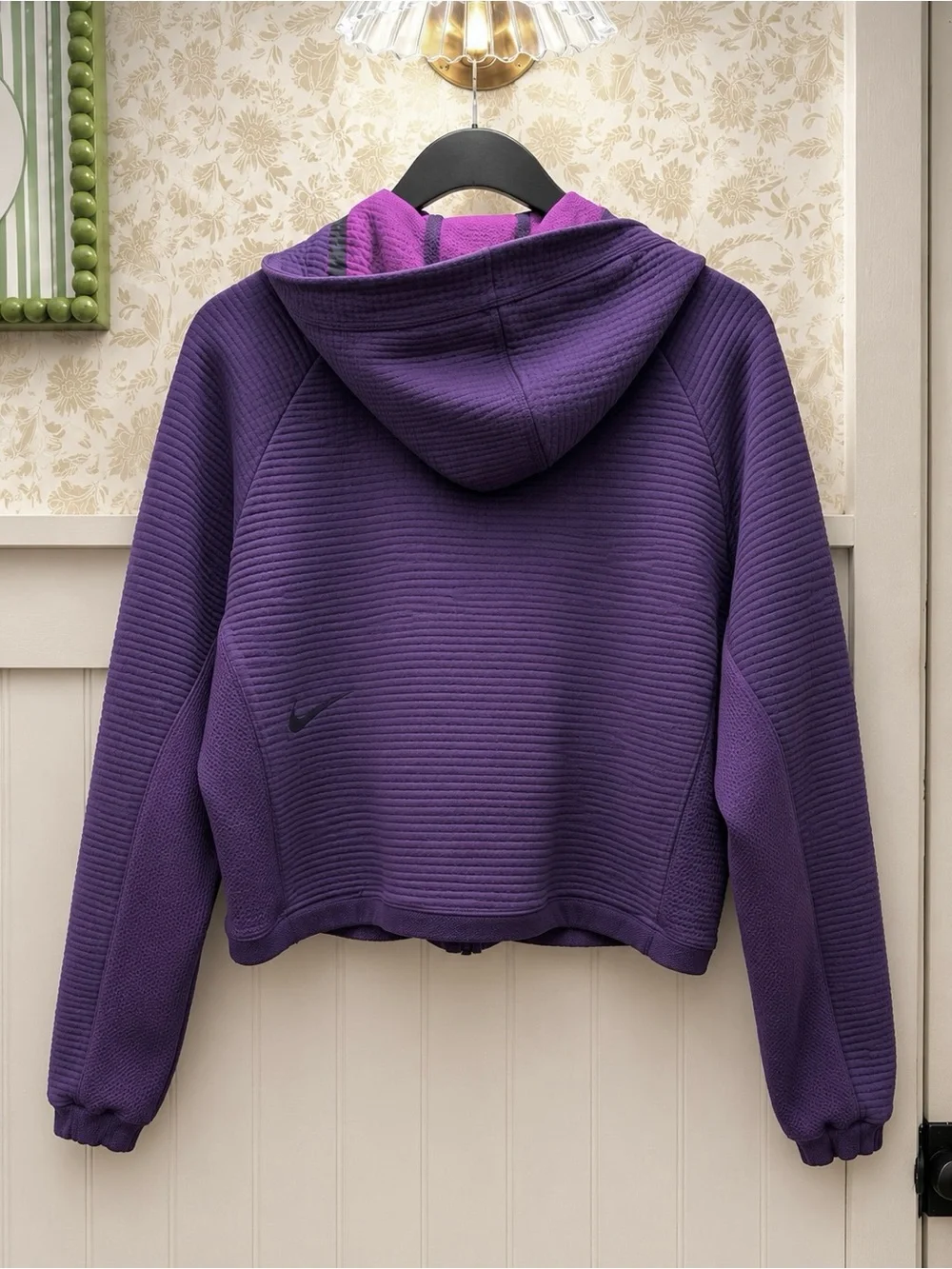 Nike Therma-FIT Advanced Knit Cropped Full Zip Hoodie | Medium